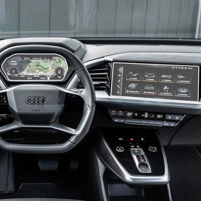 Für Audi Q4 E-tron 2022 Auto Innen Zubehör GPS Navigation Bildschirm  Gehärtetem Glas Schutz Film Anti-scratch innen - AliExpress