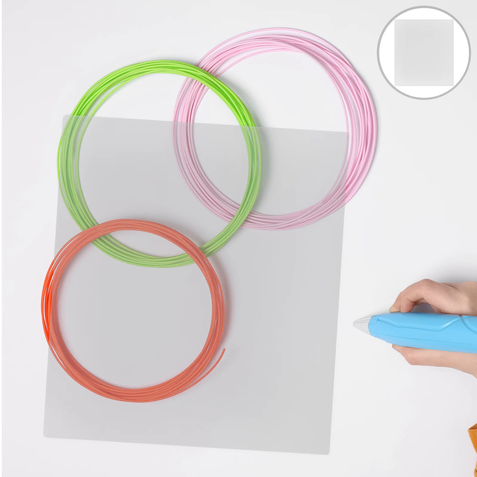 10 Pcs 3D Printing Copy Board Stencils for Drawing Translucent Craft Paper Child