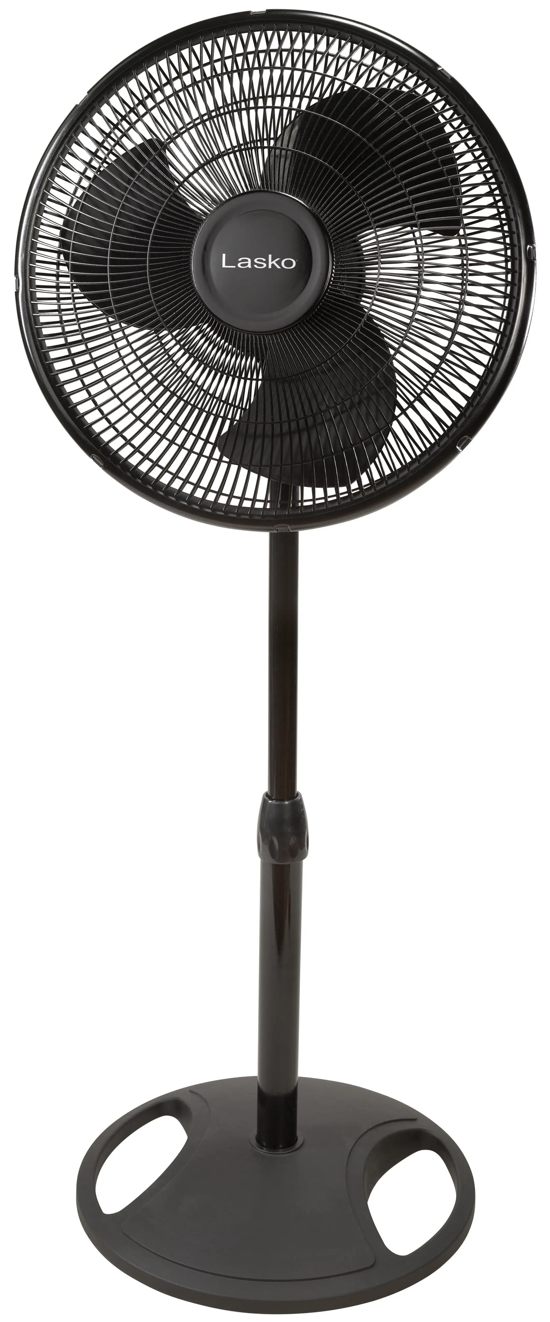 Lasko 16 Oscillating Adjustable Pedestal Fan with 3-Speeds, S16500, Black