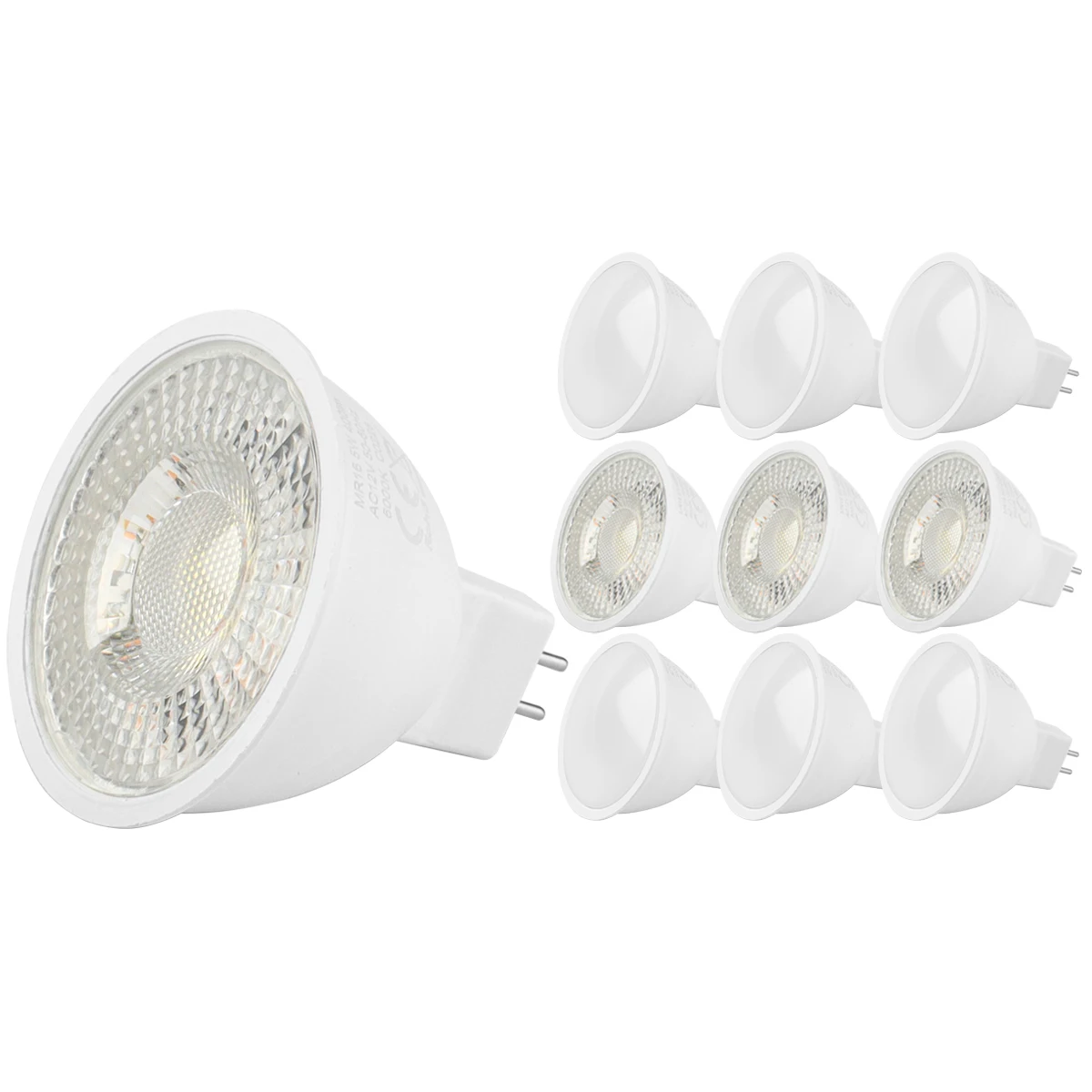 LED low voltage spotlight GU5.3 AC DC 12V high brightness warm white light MR16 3W-7W can replace 20W 50W halogen lamp 5PCS / LOT led spotlight