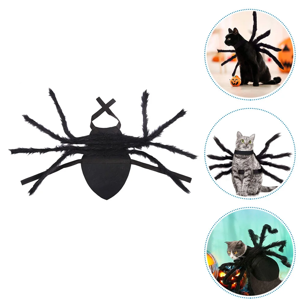 

Halloween Pet Costumes Cosplay Pet Cat Spider Costume Fancy Dress Costume Pet Halloween Decoration Spider Belt Cat Accessoties