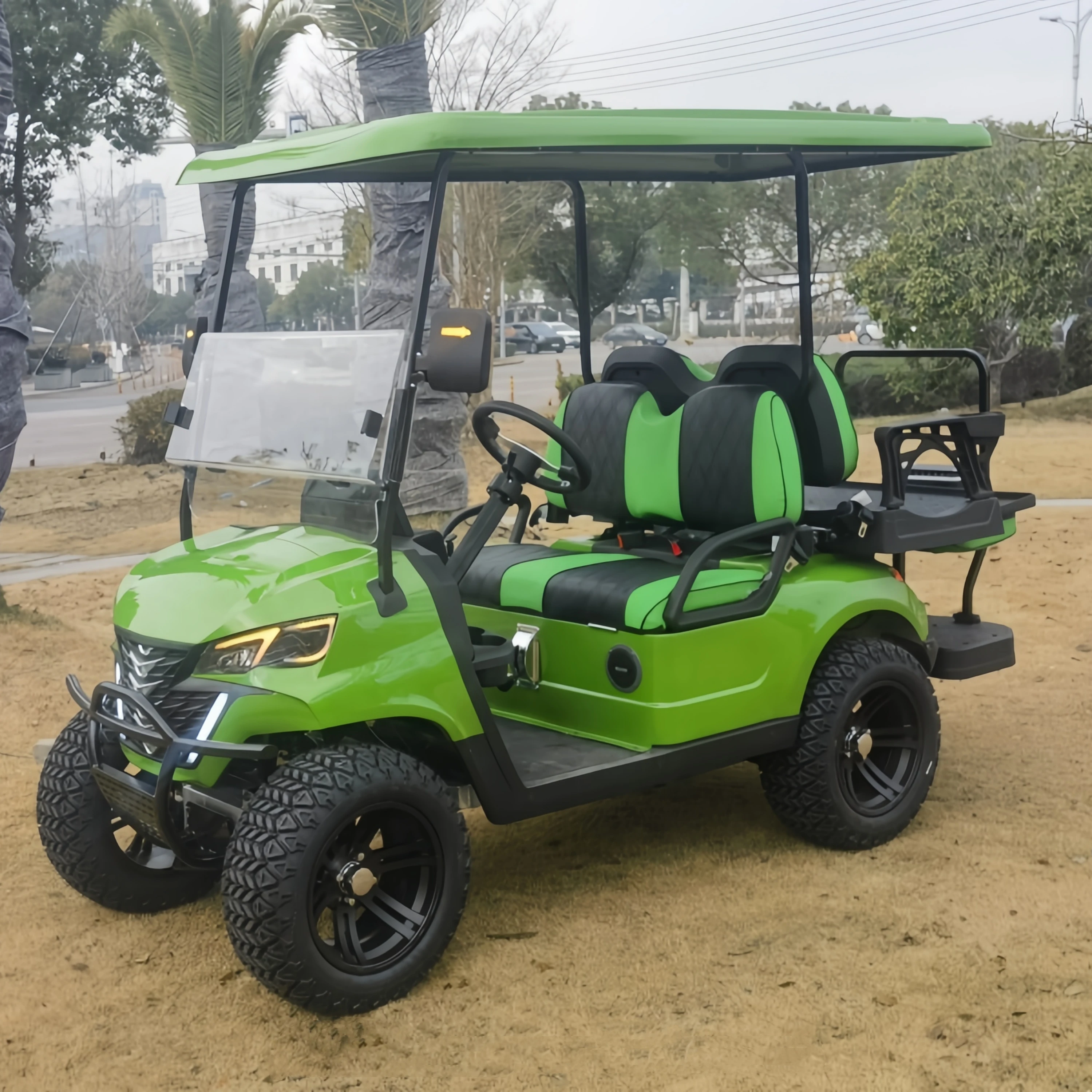 New Electric Golf Cart Truck 6 14 Seats Seater 72volts Golf Cart Battery