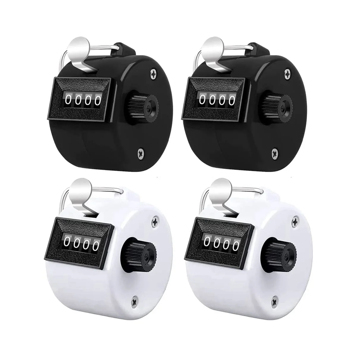 

Набор из 4 счетчиков, 4-значный счет числа, ручные механические счетчики, счетчик шага