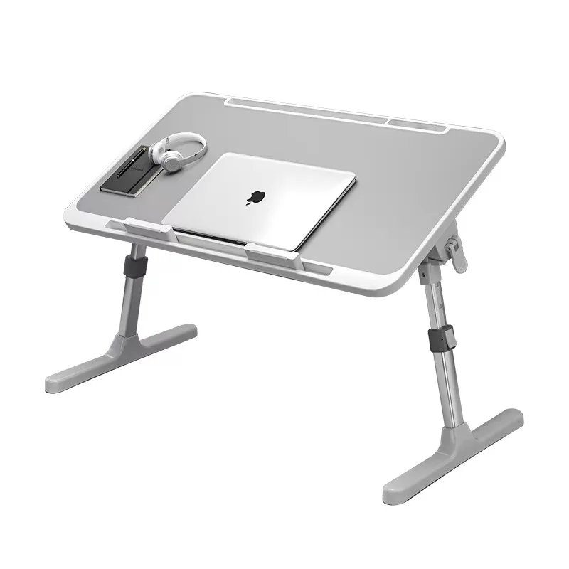 Computer Desks Office Furniture Bed Laptop Desk Lazy Person Bay Window Folding Storage Height Angle Adjustment Sturdy Durable