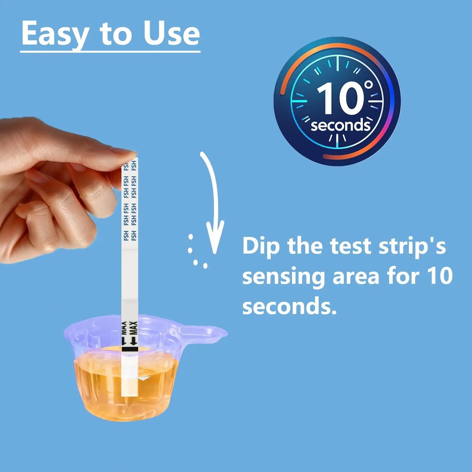 Pelvifine FSH Menopause Test: 10 FSH Test Strips - Understand Your Ovarian Reserve and Optimize Conception Timing at Home 2