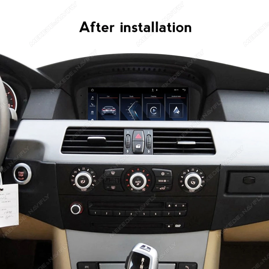MEKEDE Radio para coche con sistema Linux de 8,8 pulgadas para BMW Serie 3 E60 E61 E63 E64 Serie 5 E90 E91 E92 E93 CCC CIC AirPlay Autolink CarPlay Android Auto GPS Navegación Reproductor Multimedia BT SWC Autoradio Reproductor de vídeo Unidad Principal Estéreo Sistema Inteligente 3