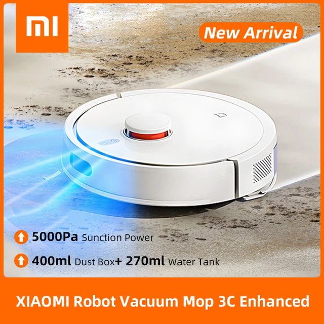 XIAOMI MIJIA 3C Enhanced Robot Vacuum Mop C103 Home Cleaner Sweeping  Dragging Suction Floor Cleaning LDS