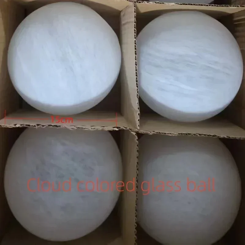 Modern LED Chandeliers Milk White Glass Ball Pendant Lamps Living Room Kitchen Restaurant Hotel Lustre E27 Home Lighting x2