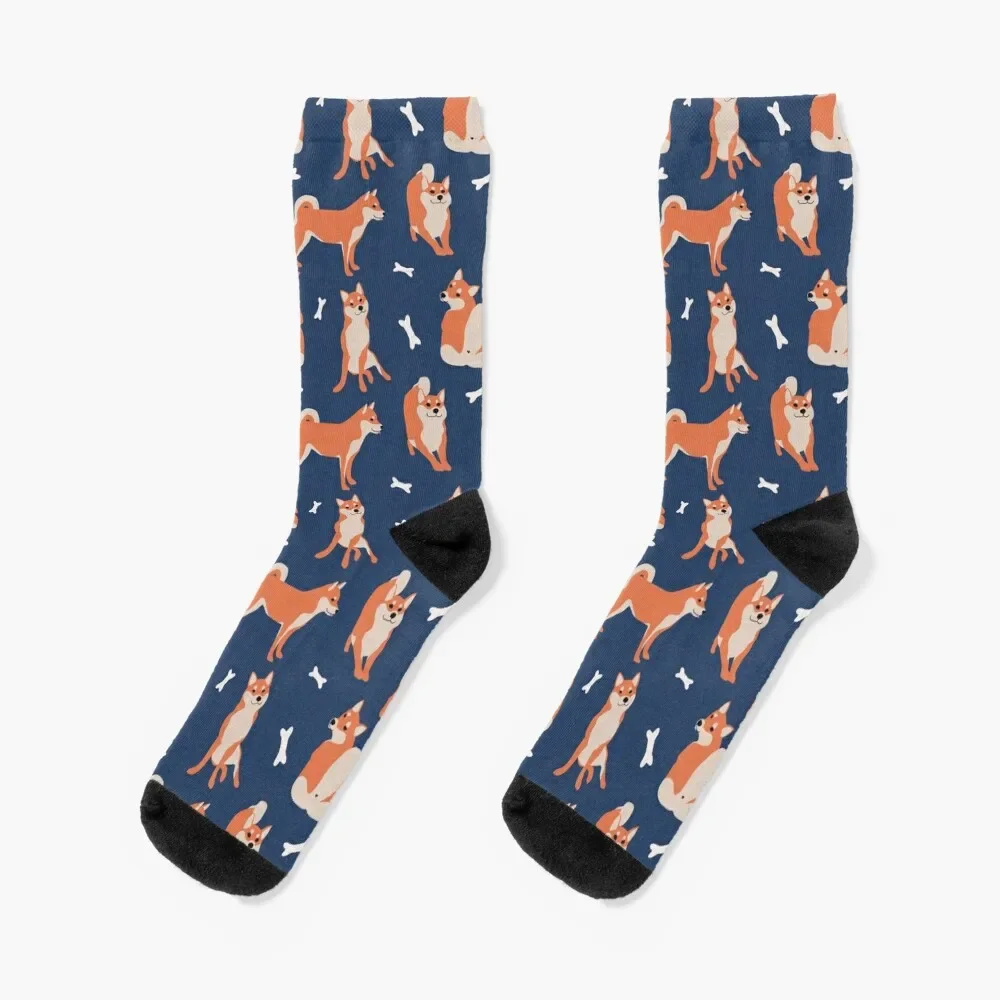 

Shiba Socks sports stockings happy Mens Socks Women's