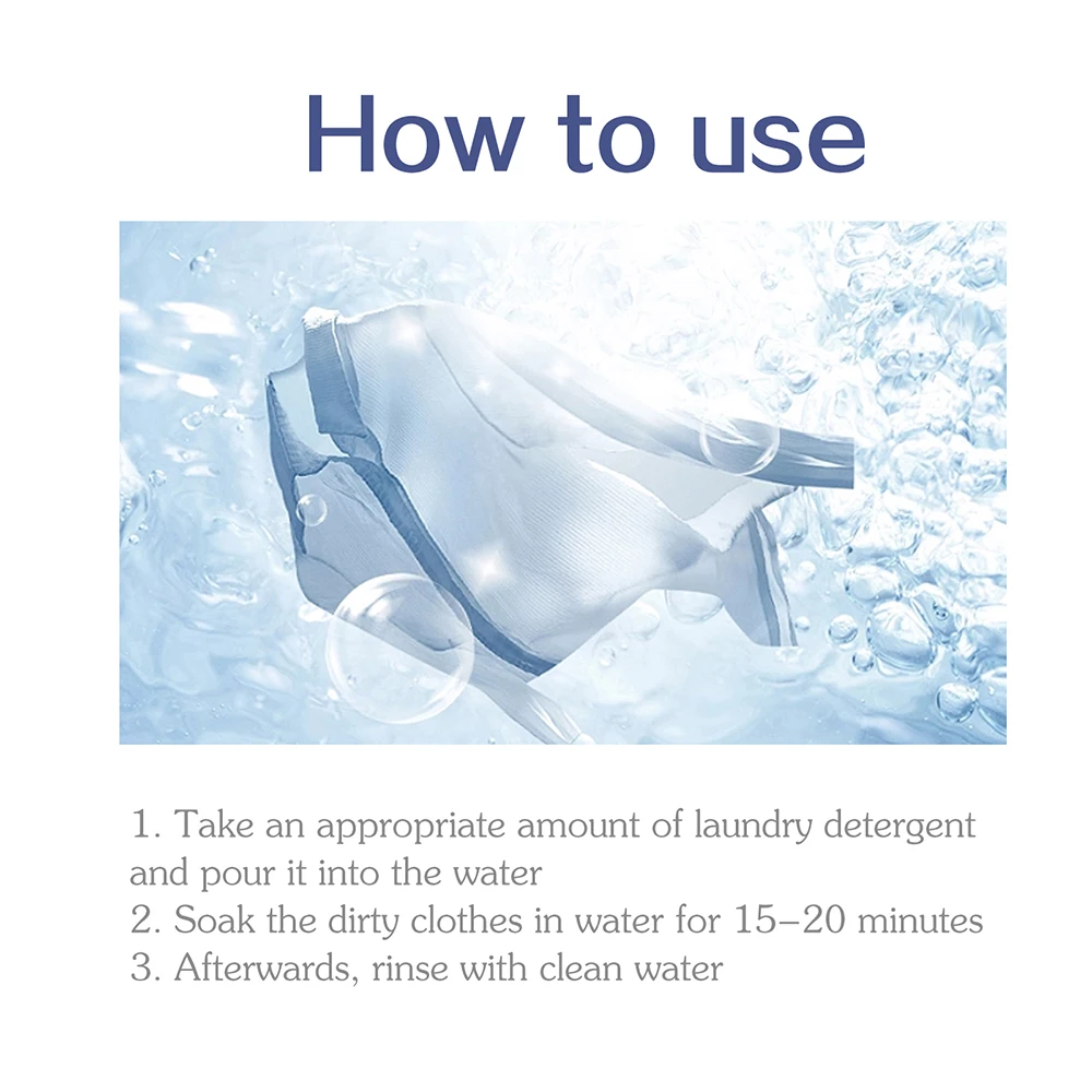 Active Enzyme Clothes Stain Remover 120ml Laundry Stain Removers Detergent Portable Clothing Removal Agents For Shirts
