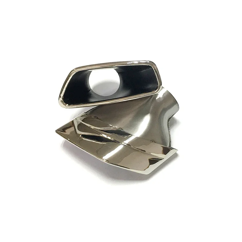 

Top Quality New Arrival 304 Stainless Steel Chroming Car Exhaust Pipe Muffler Tip For G30 5-Series 2017 2018 Accessories