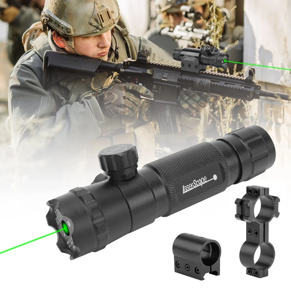 Laser Pointer Laser Sight Red Dot Laser Sight Tactical Green Red Dot Laser Sight Scope with Pressure Switch Laser Pointer Pen Red for Rifle Gun Scope Shooting Accessory