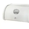 Metal Bread Box Bin with Roll Top Lid Iron Multi Purpose Storage Container for 5