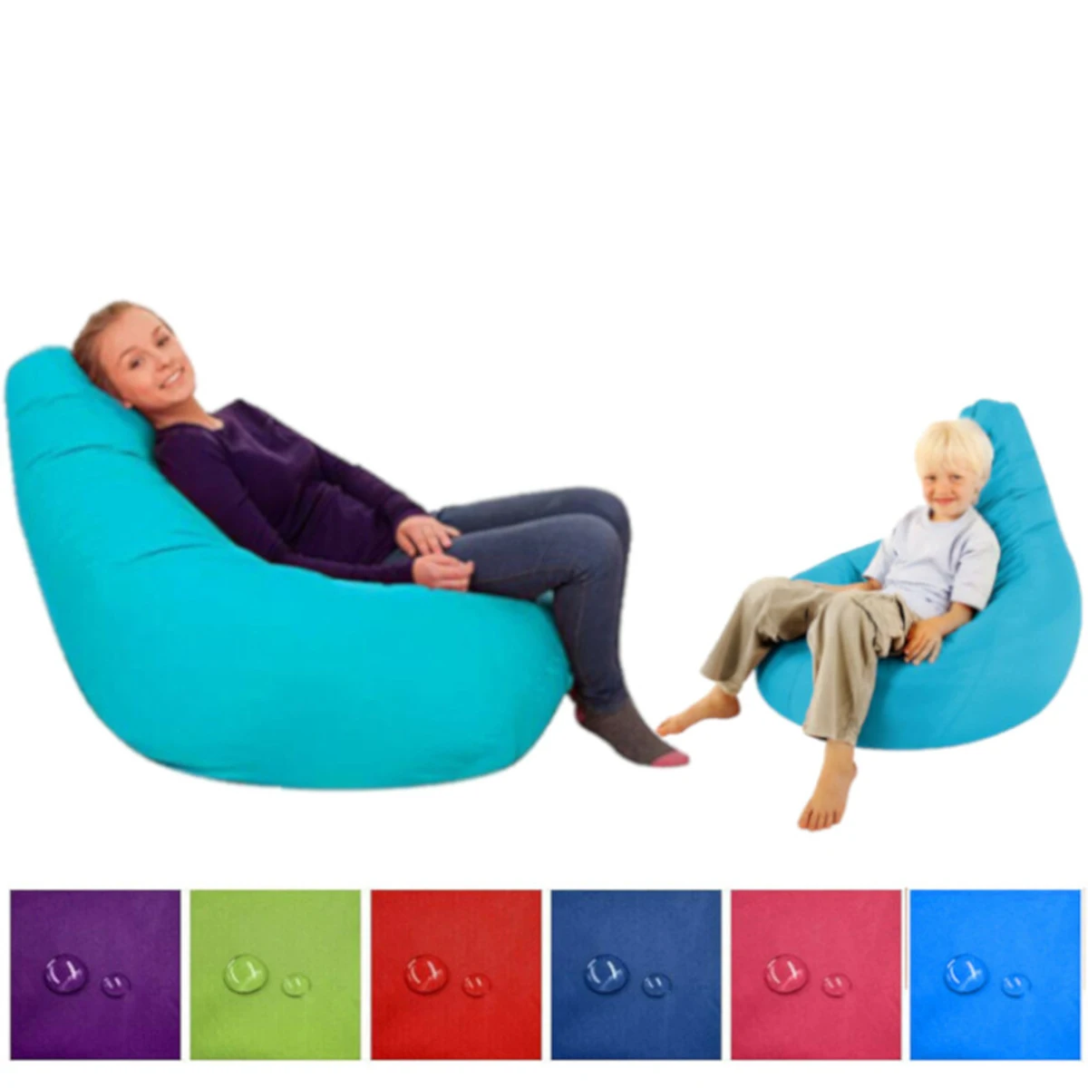 Lounge Bean Bag Home Soft Lazy Sofa Single Adult Kids Seat Chair Furniture Cover bean bag chair