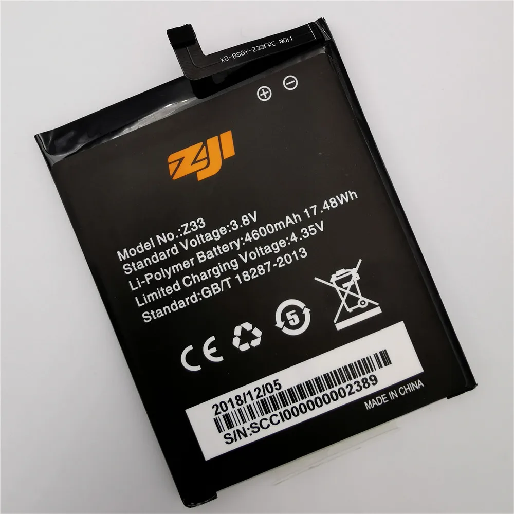 100% Original  New Original For HOMTOM zoji Z33 Battery 4600 mAh for HOMTOM ZOJI Z33 Smart Phone Batteria +Free Tools