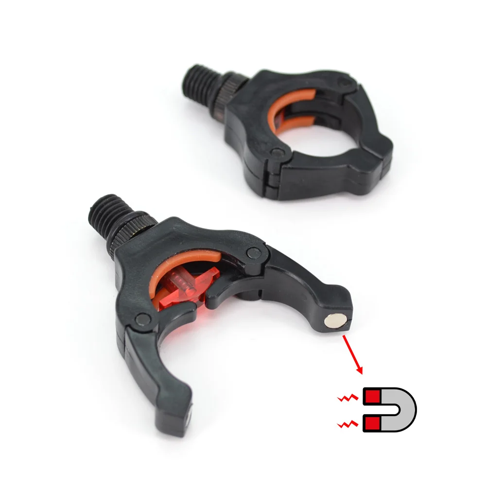 Hirisi Karpfen Angelrute Rest Kopf Greifer für Rod Pod Halter mit Magic Magnet Clips Halten Angelrute – Detail 3