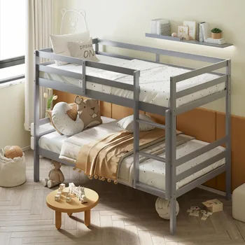 Solid Wood Twin Bunk 1