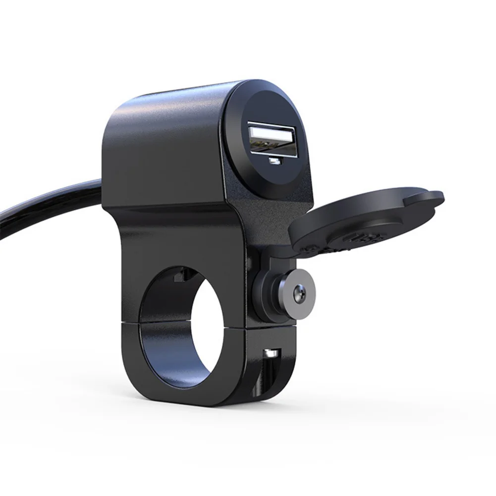 Motorcycle Phone Charger, Dual USB Type-C Port Quick Charge 3.0