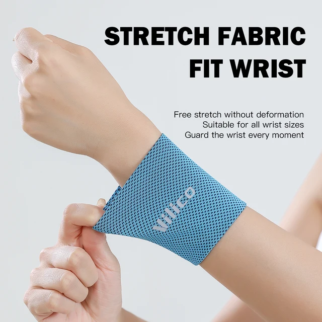 1/2 PC Summer Ice Cooling Wrist Sweatband Sport Wristband Volleyball Gym Wrist Brace Support Sweat Band Towel Wrist Protect 4