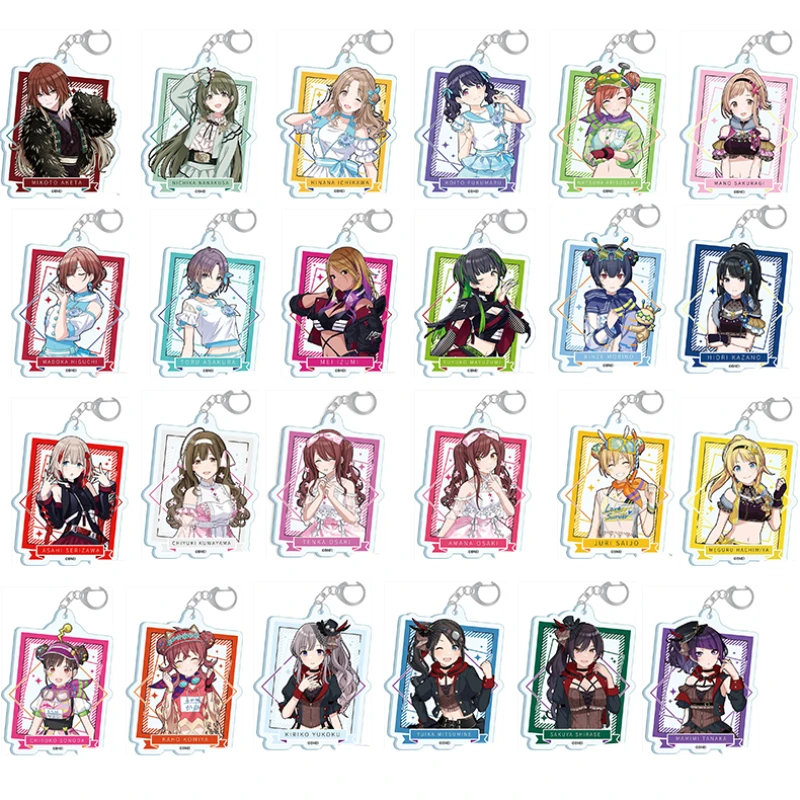 Аниме Ichikawa Hinana Higuchi Madoka madasakura Toru Arisugawa Natsuha Hachimiya Meguru Kazano Hiori брелок из акриловой искусственной кожи