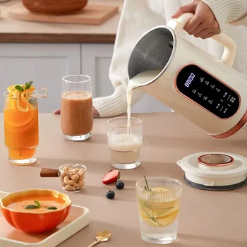 1500ml Soy Milk Machine Electric Juicer Blender Mixer Soybean Milk Maker Wall Breaking Machine 10-leaf Blade Breakfast Machine 1