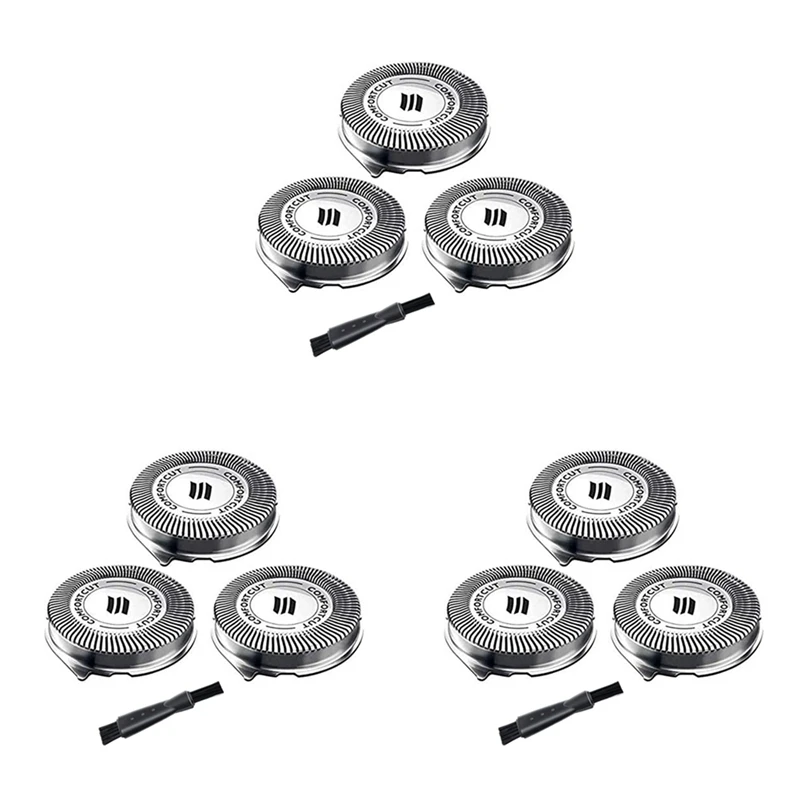 

9X SH30 сменные головки для Norelco Series 3000, 2000, 1000 бритвенные головки, бритвенные головки, лезвия SH30/52