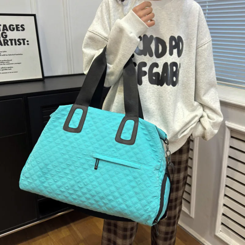 Large Capacity Portable Luggage Bag for Leisure Training Dry Wet Separation Swimming Boarding Independent Shoe Compartment Bag