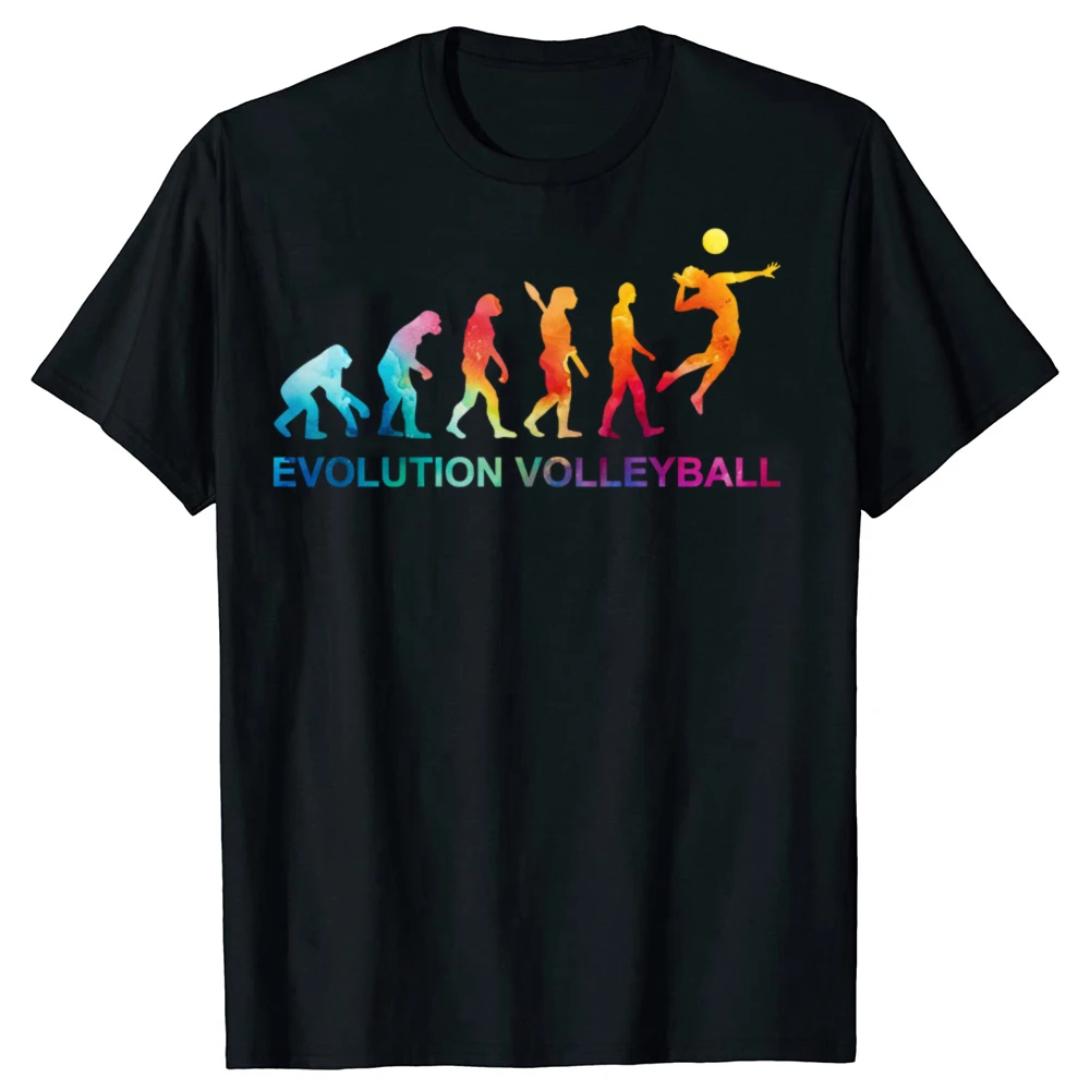 Evolution Sports Volleyball-T-Shirts für Herren Hip-Hop Streetwear T-Shirt Camisetas 2025 Klassisches Beliebtes T-Shirt für Männer