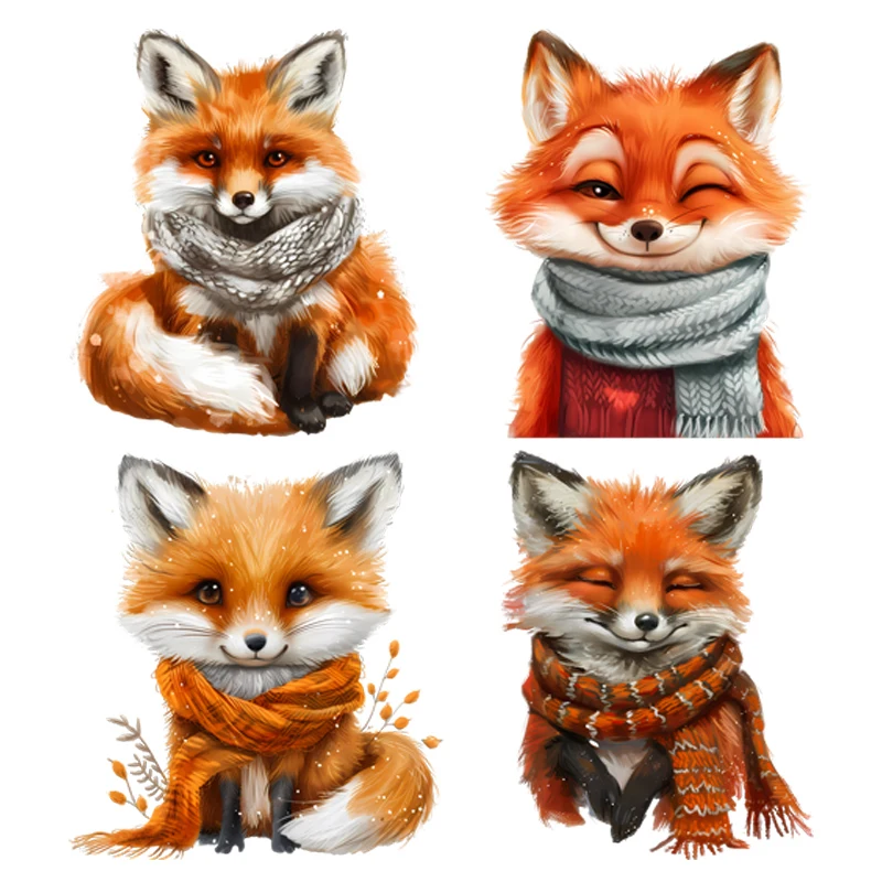 3dRose, Cute Hipster Red Fox With Glasses, Set Of 8 Coasters - Soft