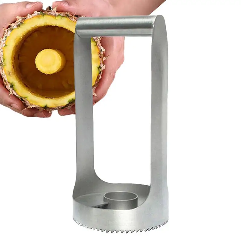 

Pineapple Corer Stainless Steel Pineapple Huller Tool Pineapple Peelers Kitchen Gadget For Pineapple Pear Home Restaurant Hotel