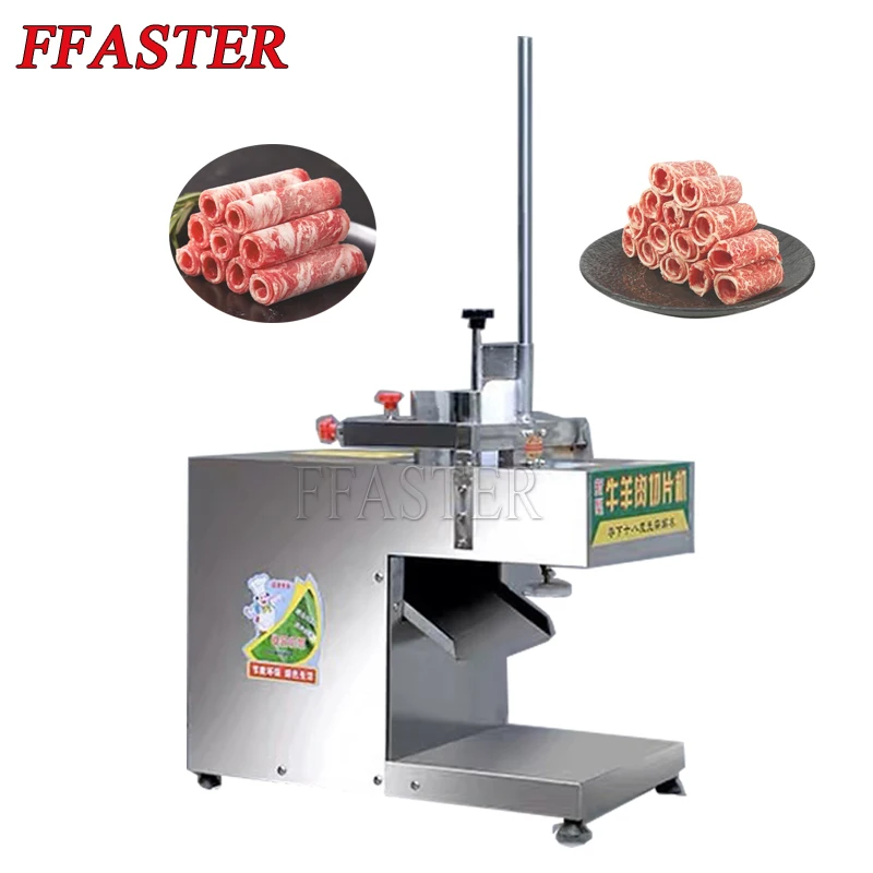 

Stainless Steel Multifunctional Frozen Meat Slicer Automatic Lamb Roll Forming Machine Adjustable