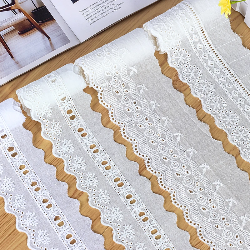 Cinta De Encaje Vintage De Algodón - 30 Metros, Ancho 4 Cm, Color Beige Para Manualidades Y Decoración