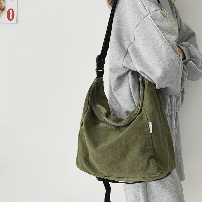 Slouchy Canvas Crossbody