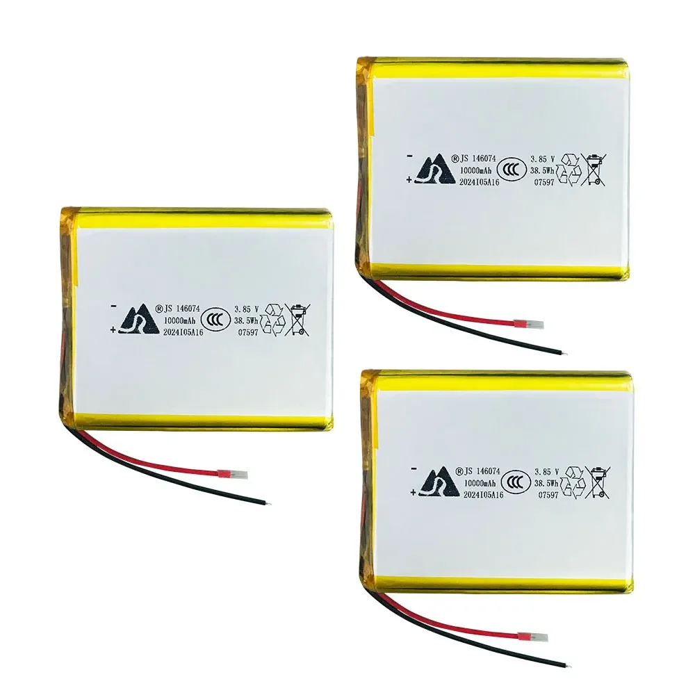 146074 136074 Batterie Ricaricabili ai Polimeri 10000mAh 3.85V Lipo Li-Po per Power Bank, Giocattoli, GPS, Laptop, Smartwatch, Fotocamere, Fai-da-Te - immagine 5