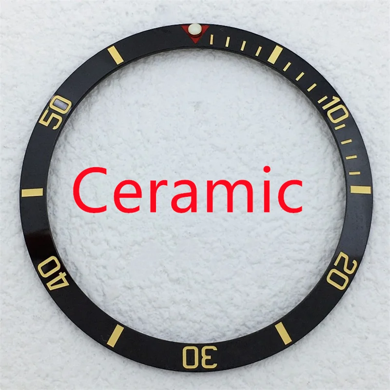 Premium BLIGER Ceramic/Aluminium Watch Bezel Insert - 37.2mm x 31.4mm Watch Accessory