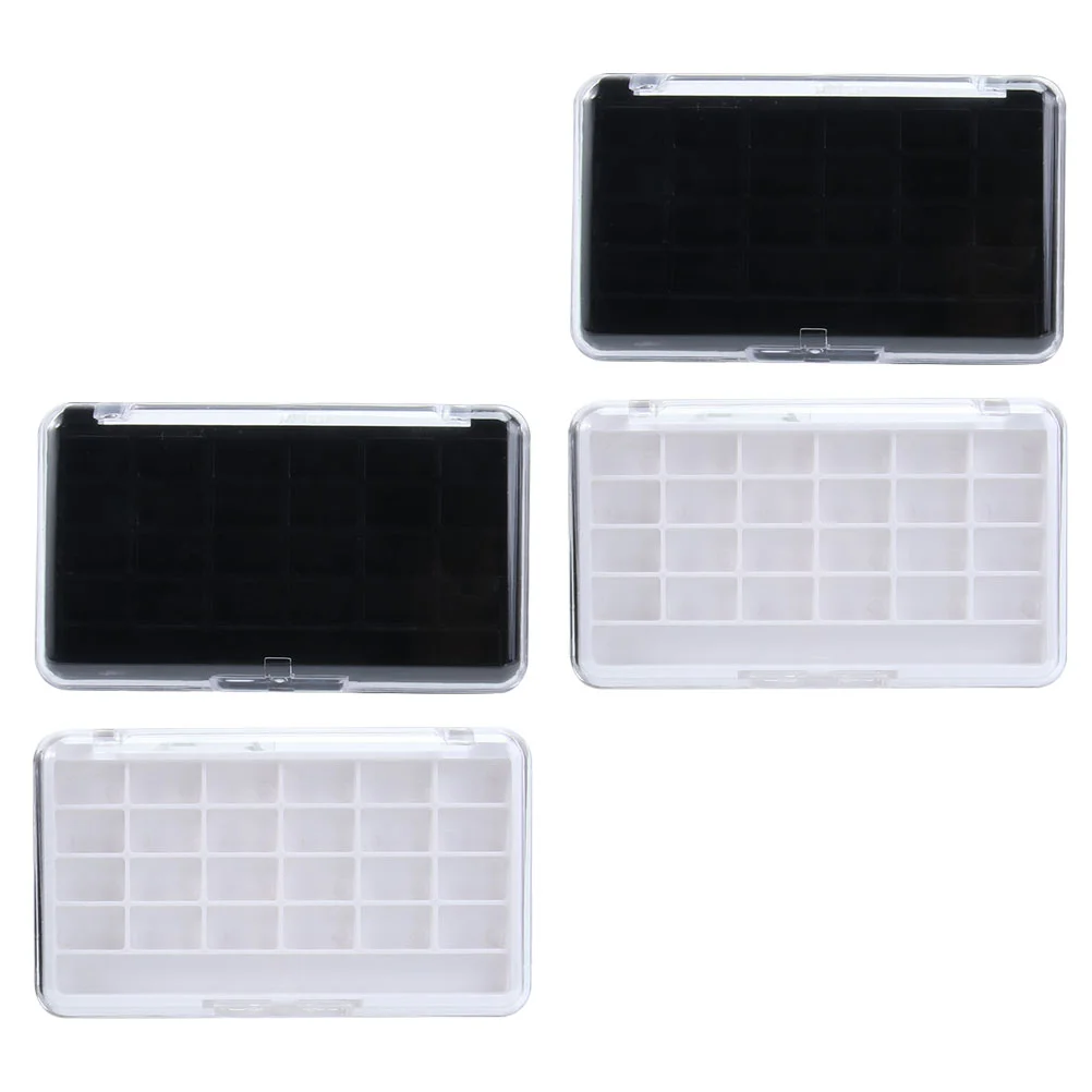 Empty Makeup Eyeshadow Box Storage Case Lipstick Depotting Shadow Eye Container Clear Pallet Containers Organizer Blush x level anti slip soft tpu cell phone case covering for nokia 7 2 nokia 6 2 clear