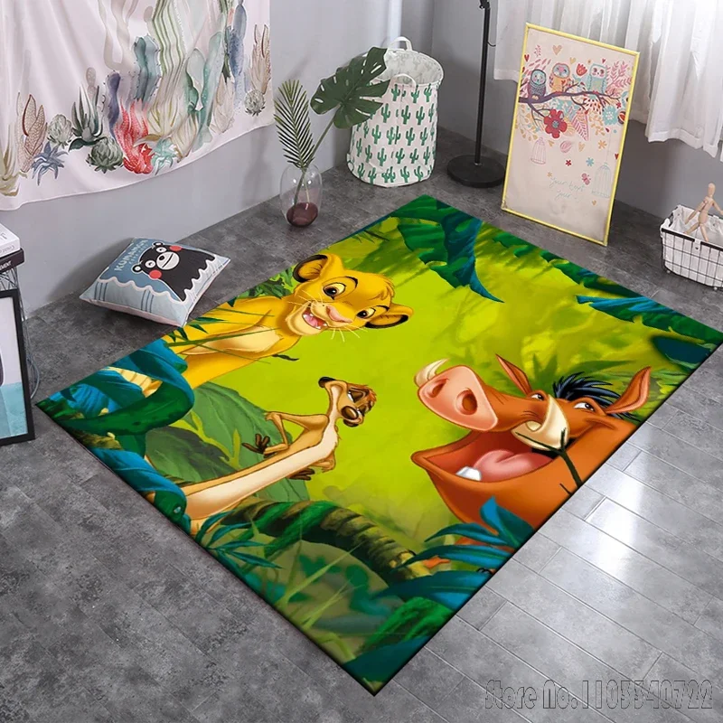 Simba The Lion King Large Area Rug Carpets 80x120cm Decor for Bathroom Kids Floor Mat Living Room Children's Bedroom 5