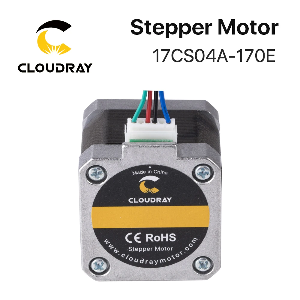 Cloudray Nema 17 스테퍼 모터 0.42N.m 1.7A 2 상 40mm 스테퍼 모터 3D 프린터 용 4 리드 CNC 조각 밀링 머신