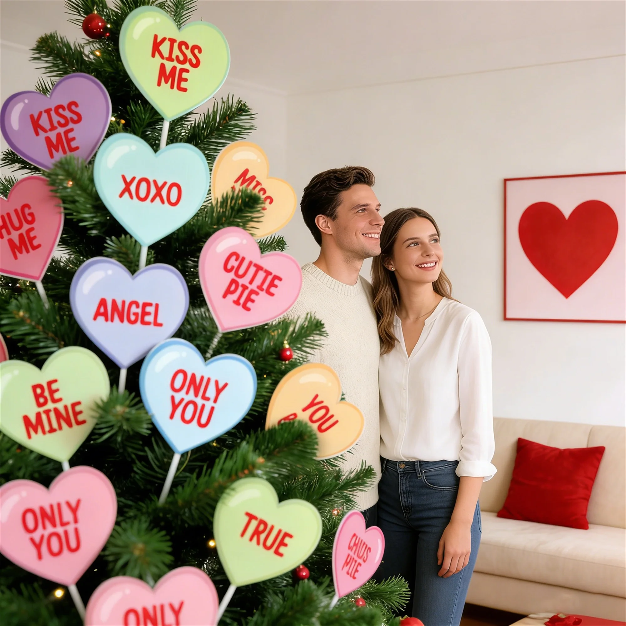 Romantic Love Heart Shaped Glass Paperweight Desktop Ornament Home Decor Art Craft Gift for Valentine s Day