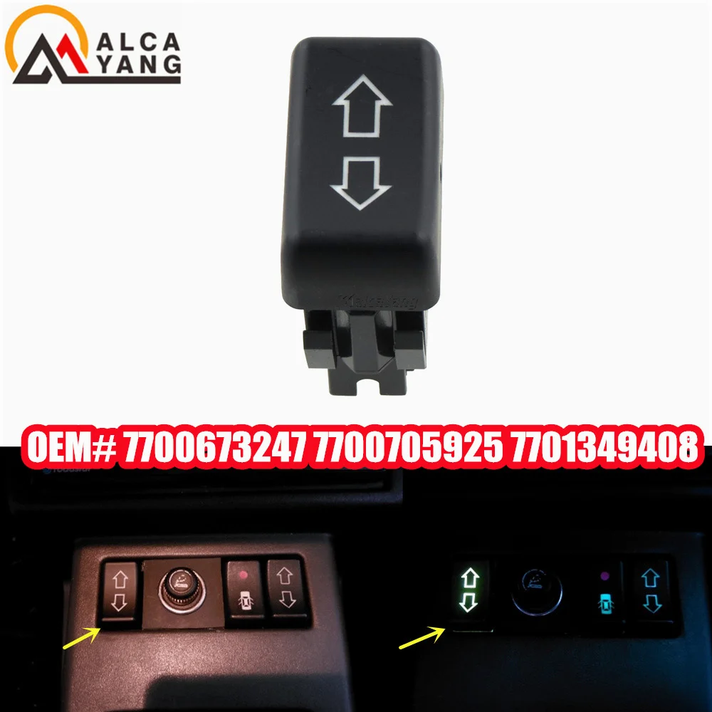 7700705925 7700673247 7701349408 Per Renault 14 18 Bariable 30 9 Super 5 Pulsante Interruttore Comando Alzacristalli Elettrici
