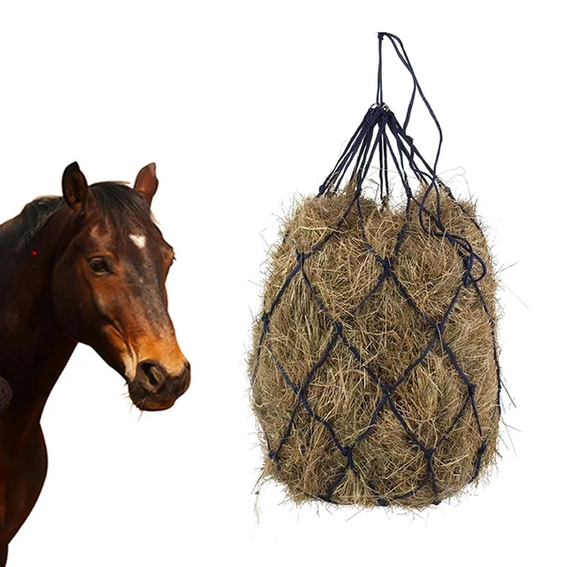 Prodotti per la cura dei cavalli durevoli a rete Haylage piccola rete per  fieno forata attrezzatura per Haynet alimentazione lenta sacchi a rete per  mangiatoia per fieno per cavallo - AliExpress