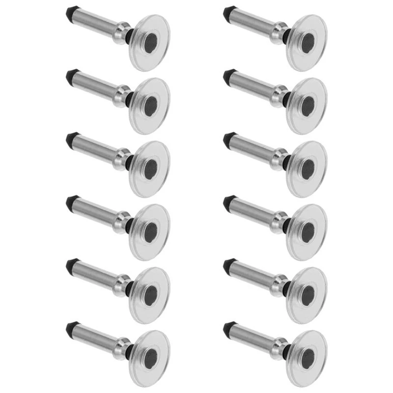 

12 Pieces Universal Replacement Disc Tip Stylus Pen Tips Round Transparent Disc Tip for Touch Screen Tablet, Phone Dropship
