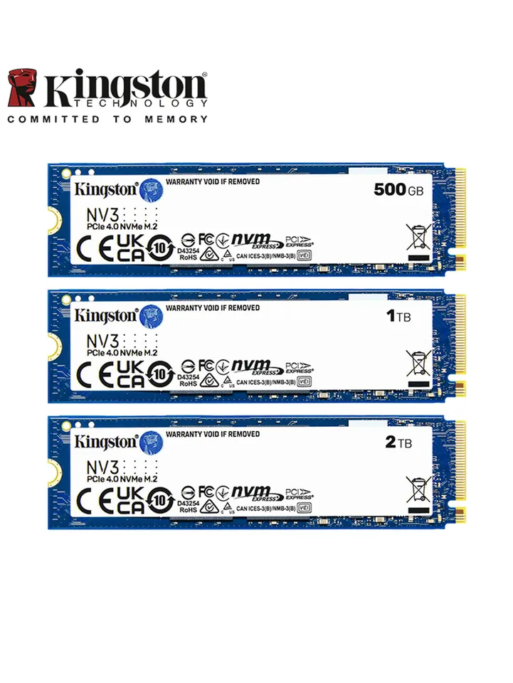 内蔵ハードディスクドライブKingston-NV3,250GB, 500GB, 1テラバイト