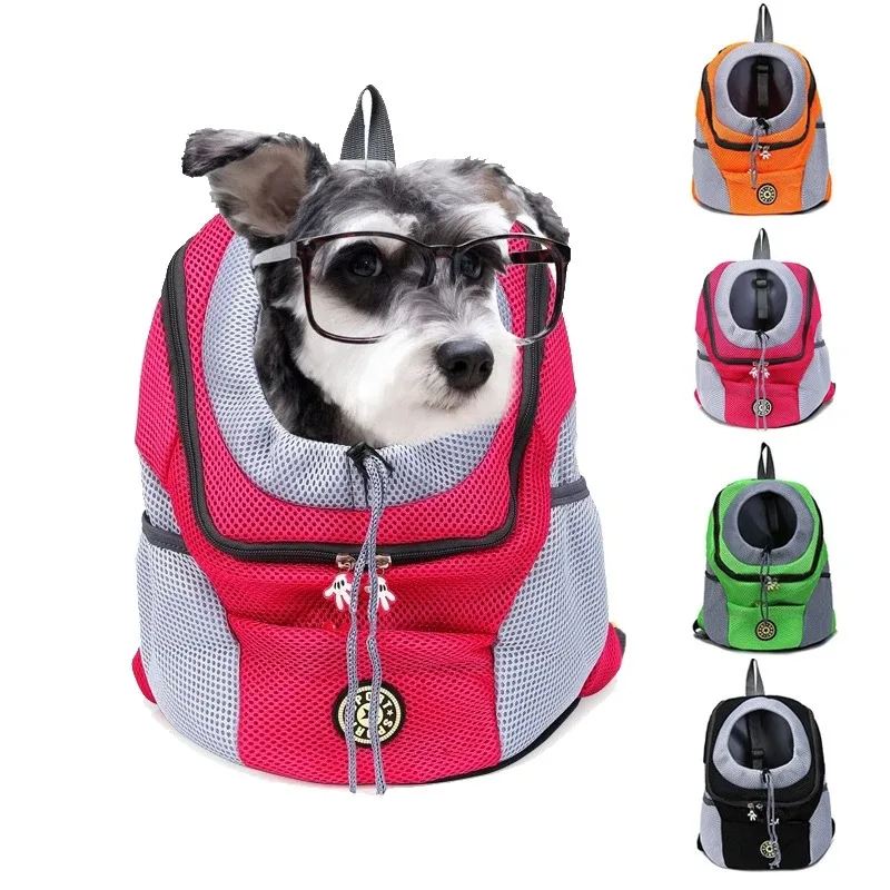 Pet Dog Carrier Backpack Puppy Carrier Front Pack for Small Medium Dogs Cat Travel Back Pack Breathable Dogs Backpack1 pet carrier bag pet carrying bag pet backpack