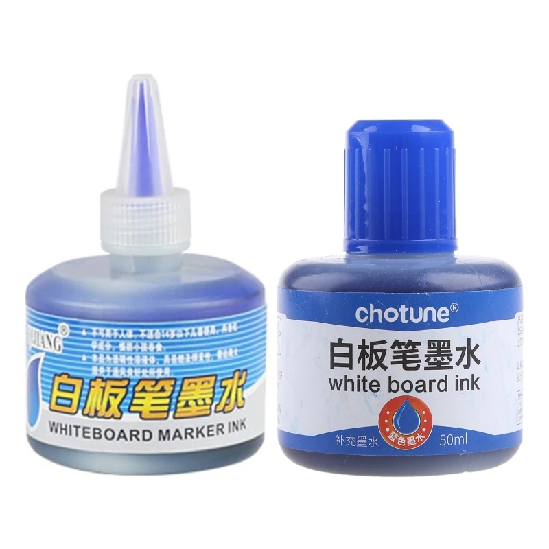 Alcohol Marker Ink Refill 1 Bottle 50ml Refill Ink for Whiteboard Marker Pen