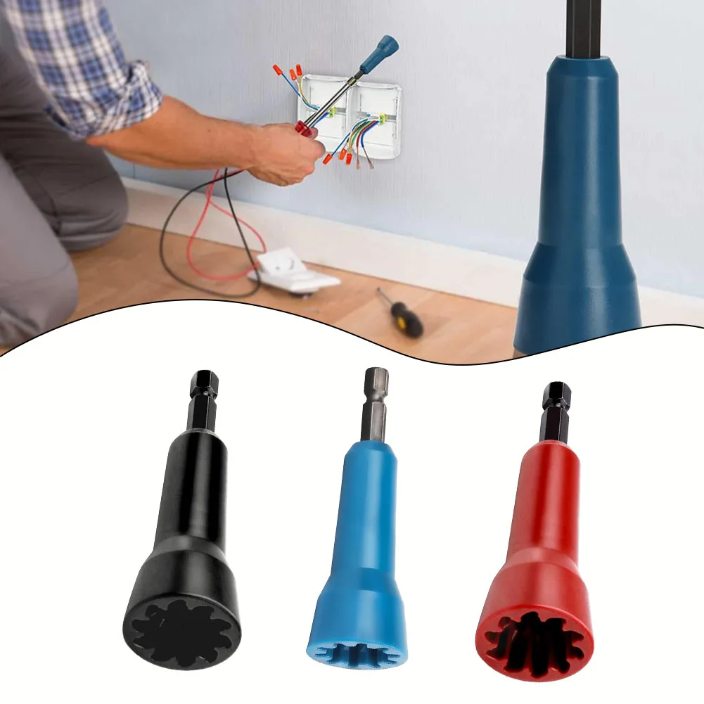 

1PC Wire Twister Electrician Wire Twisting Tools Hex Handle For Power Drill Drivers Quick Wiring Automatic Cable Parallelizer