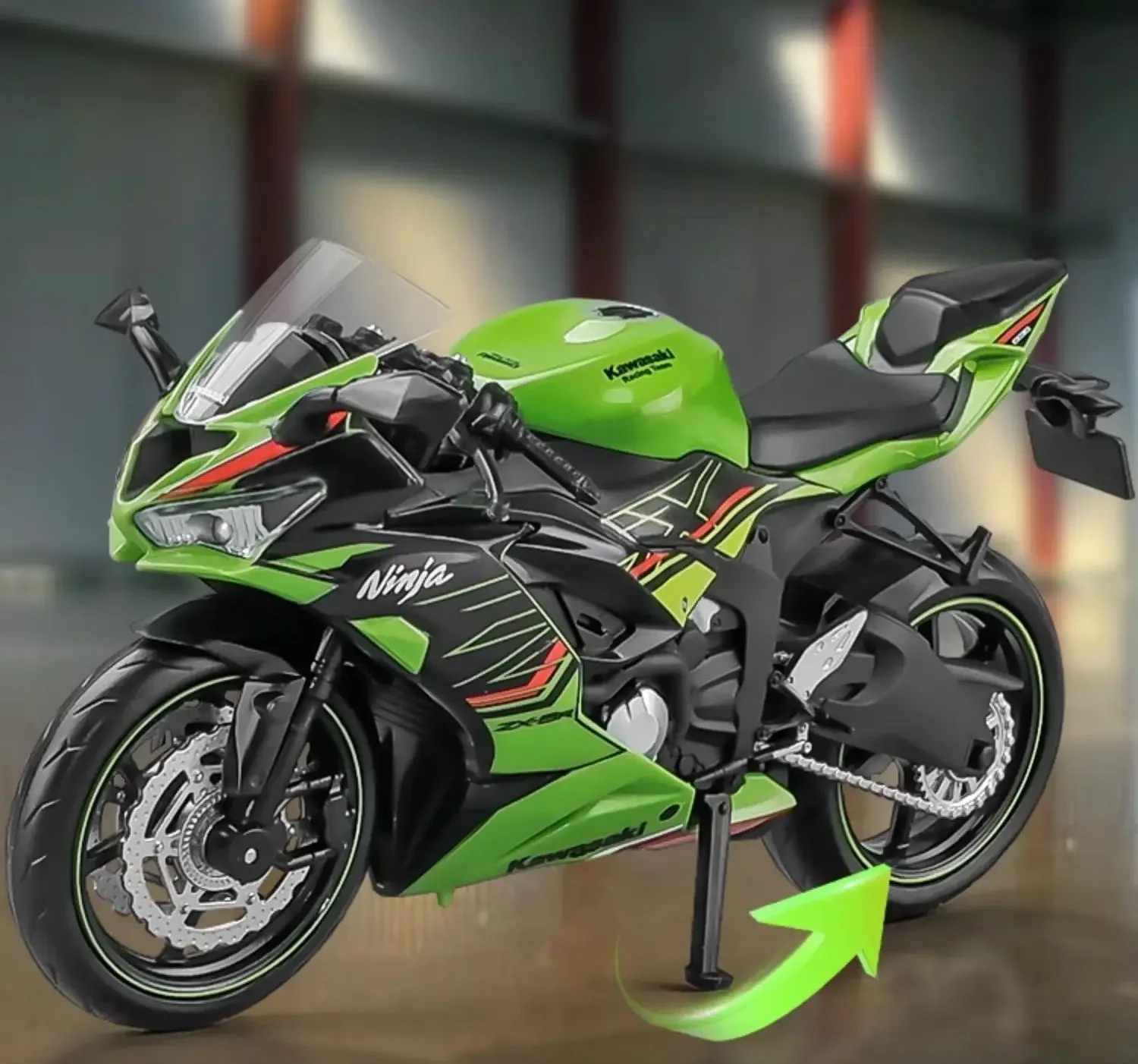 カワサキニンジャZX-6Rモーターサイクル玩具,rmzシティダイ