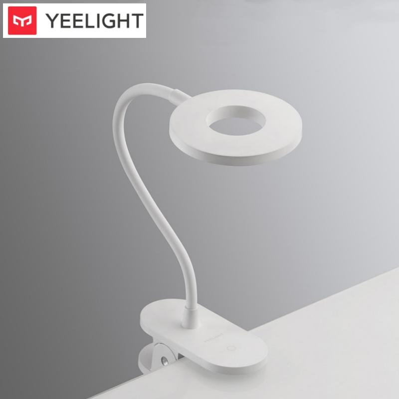 Yeelight Mini LED Clamp Table Lamp USB Rechargeable 3900K 360Â° Angle Adjustment 3 Brightness Modes Adjustable 5W