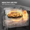 Oven Air Fryer Combo, Inverter, Convection,27 Auto Menus, 1.0 cu.ft, 1000W, 3