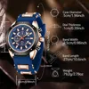 2PCS Men's Watch Set Business Fashion Classic Three Eye Quartz Watch Set Suitable for Business Event Clothing Matching 6